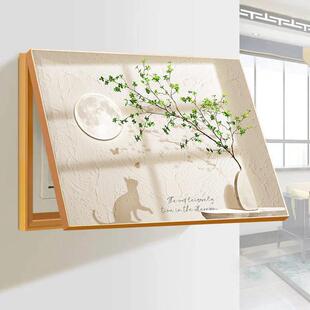 简约现代电表箱装饰画画奶油风免打孔电源总开关遮挡强电箱饭厅挂