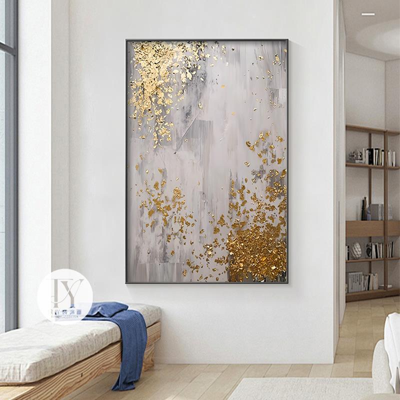 抽象大气客厅装饰画轻奢高级感2025新款餐厅玄关酒店大堂艺术挂画