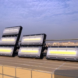 led射燈50w戶外室外燈百變投光燈防水路燈100w超亮廣告燈投射燈