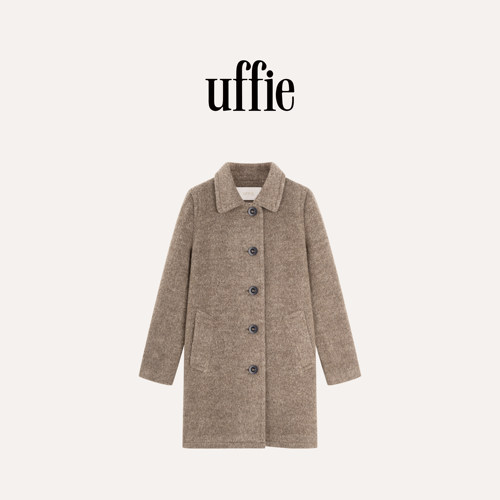 UFFIE于绘 麻薯 绒感羊毛大衣
