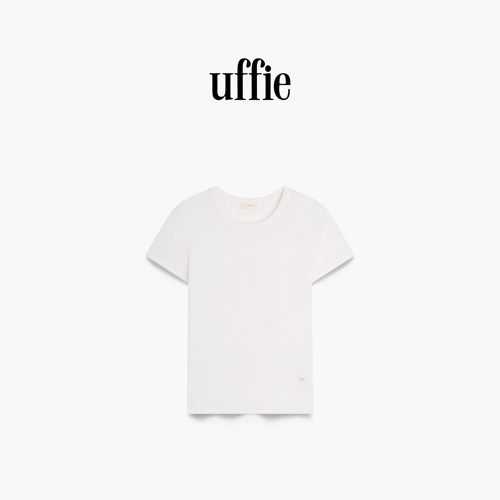 uffie于绘 冰晶肌理 醋酸短袖T恤