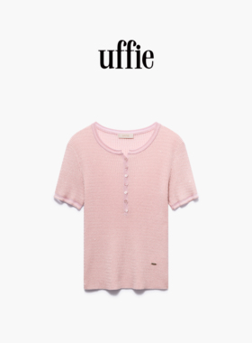 uffie于绘 星纱 亮片针织短袖