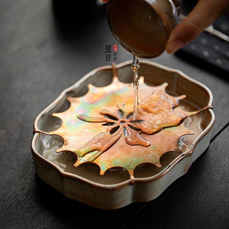 翌日柴烧壶承复古手工干泡台家用陶瓷茶壶托盘储水茶台客厅茶具,机械设备,其他机械设备,淘宝优惠券,粉丝福利购,淘宝优惠卷