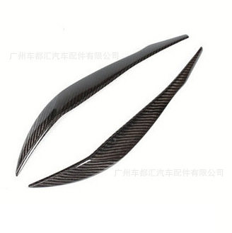 3系碳纤灯眉眼眉宝马新3系F30F35碳纤维灯眉专用改装