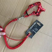 宠物狗狗牵引绳中小型幼犬泰迪狗绳狗链子可调节背心式 胸背带遛狗