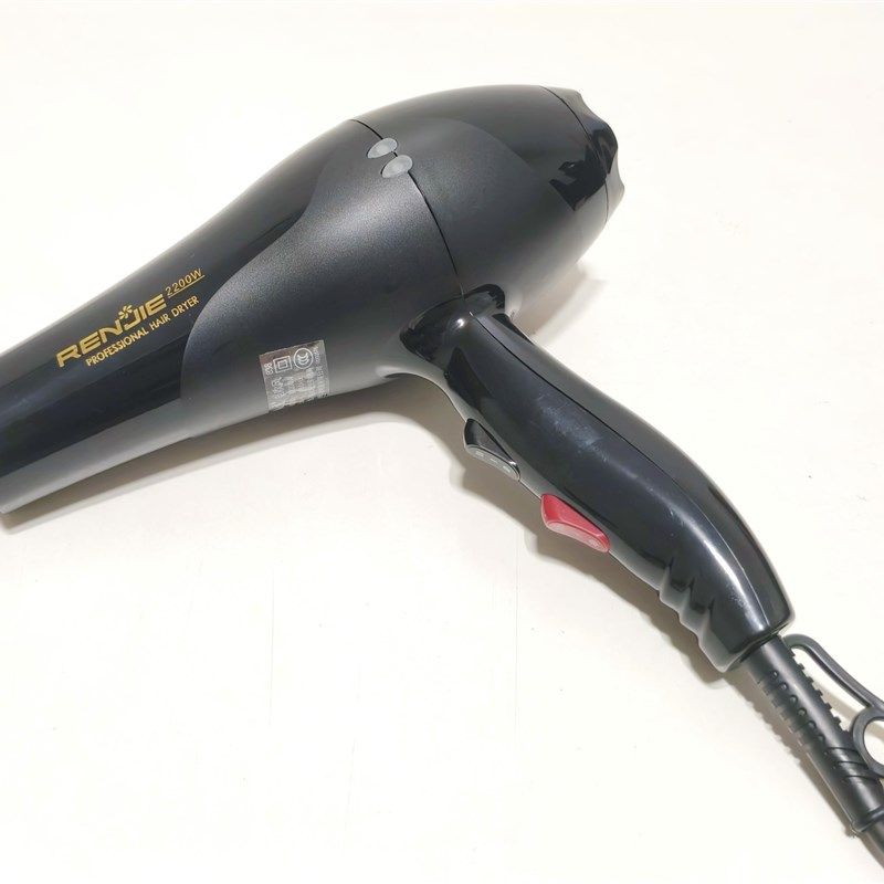 人杰吹风机838大功率2200W电吹风静音家用发廊吹风筒冷热风包邮