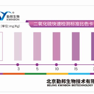 勤邦生物 综合类二氧化硫检测试剂盒 干果蘑菇罐头冰糖笋厂家包邮