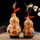 天然大中小葫芦摆件吉祥福禄家居挂件装 饰客厅玄关真葫芦