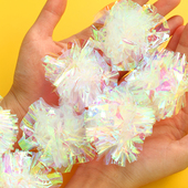 猫玩具幼猫爱玩自嗨解闷耐咬手工彩色响纸球成猫玩具球猫咪用品