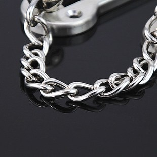 门链反锁链条门锁扣 不锈钢防盗链 木门房门栓宾馆酒店安全链 包邮