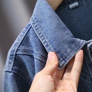 女童洋气牛仔外套春秋2024新款中大童薄款夹克中国风宝宝宽松上衣