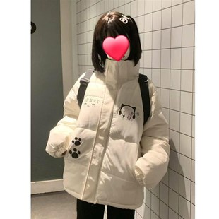 女童羽绒服冬季2025新款12岁13中大童15学生洋气保暖棉服连帽外套