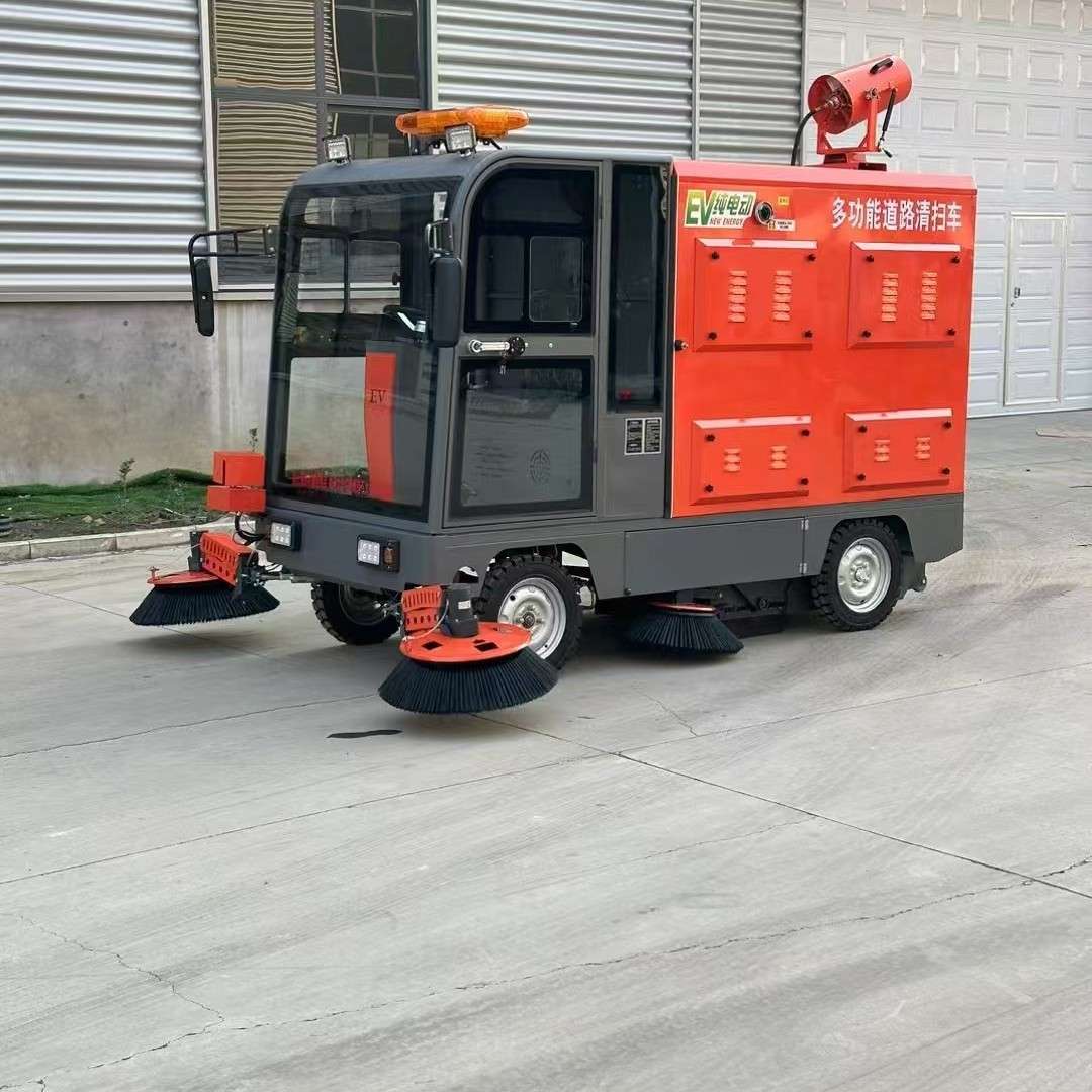 新能源电动四轮扫地车扫地机纯清扫车工地园林绿化清扫路面车环卫