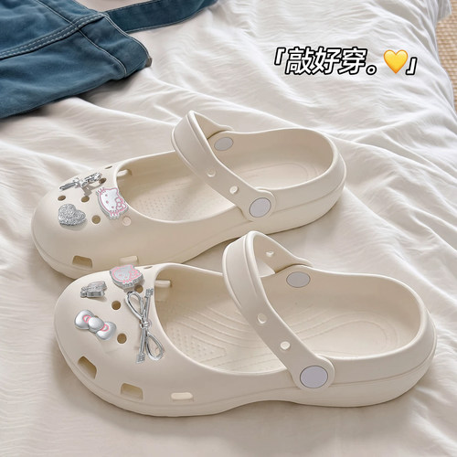 玛丽珍洞洞鞋女款亲子凉拖鞋女孩