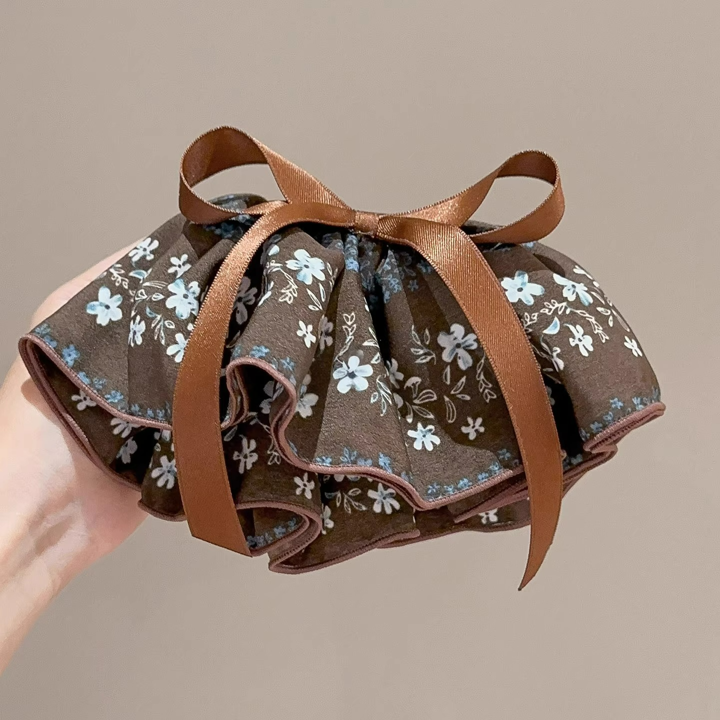 森系碎花裙摆懒人夹抓夹女后脑勺半扎发夹秋冬新款气质蝴蝶结发卡,饰品/流行首饰/时尚饰品新,发饰,淘宝优惠券,粉丝福利购,淘宝优惠卷