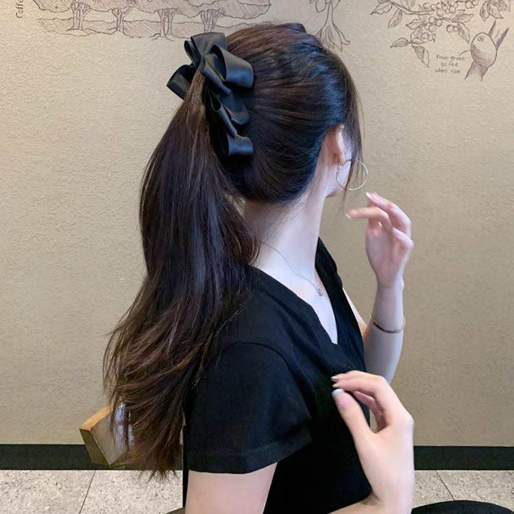 原创设计蝴蝶结香蕉夹发夹