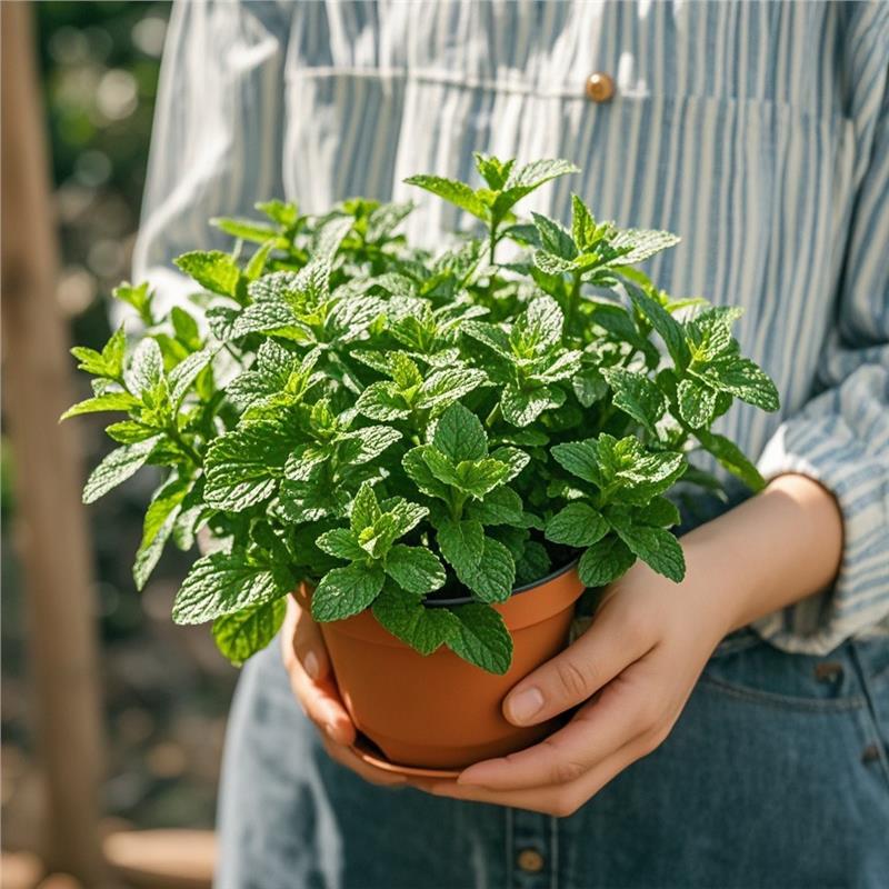 薄荷盆栽可食用大苗室内驱