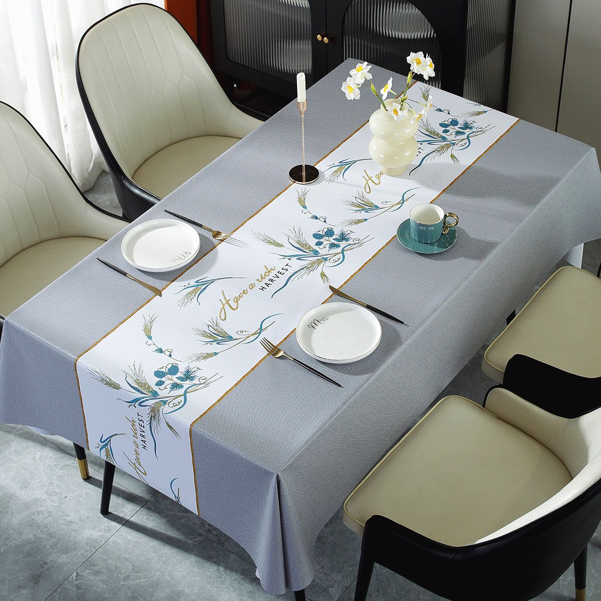 碧梦缘ins防水防油免洗PVC餐桌布