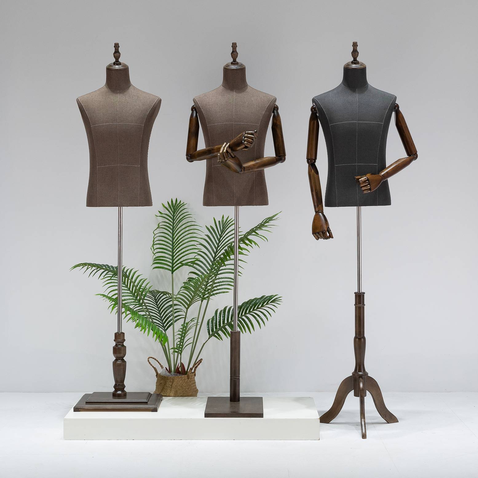 服装店模特道具男半身模特架子假人台展示架男装店全身西装礼服架