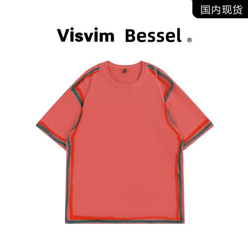【品牌折扣】VISVIM BESSEL短袖T恤男士夏季新款宽松情侣半袖套装