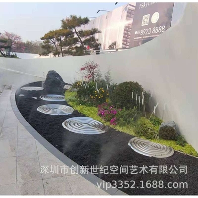 现货不锈钢雕塑水浪波水滴园林景观小品水元素造景摆件波浪