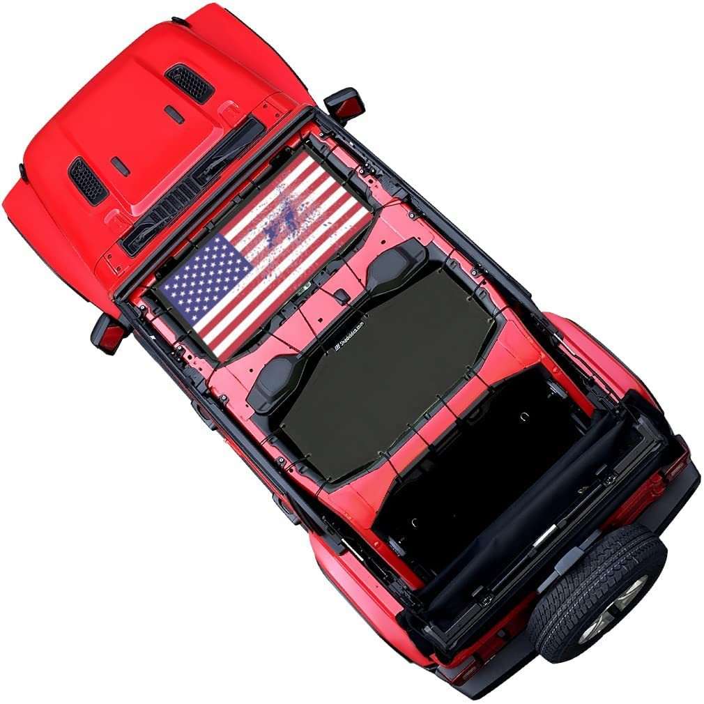 JL 遮阳罩适用于吉普,JLU 4 门遮阳罩,前后 2018 年 ,UV 阻隔器