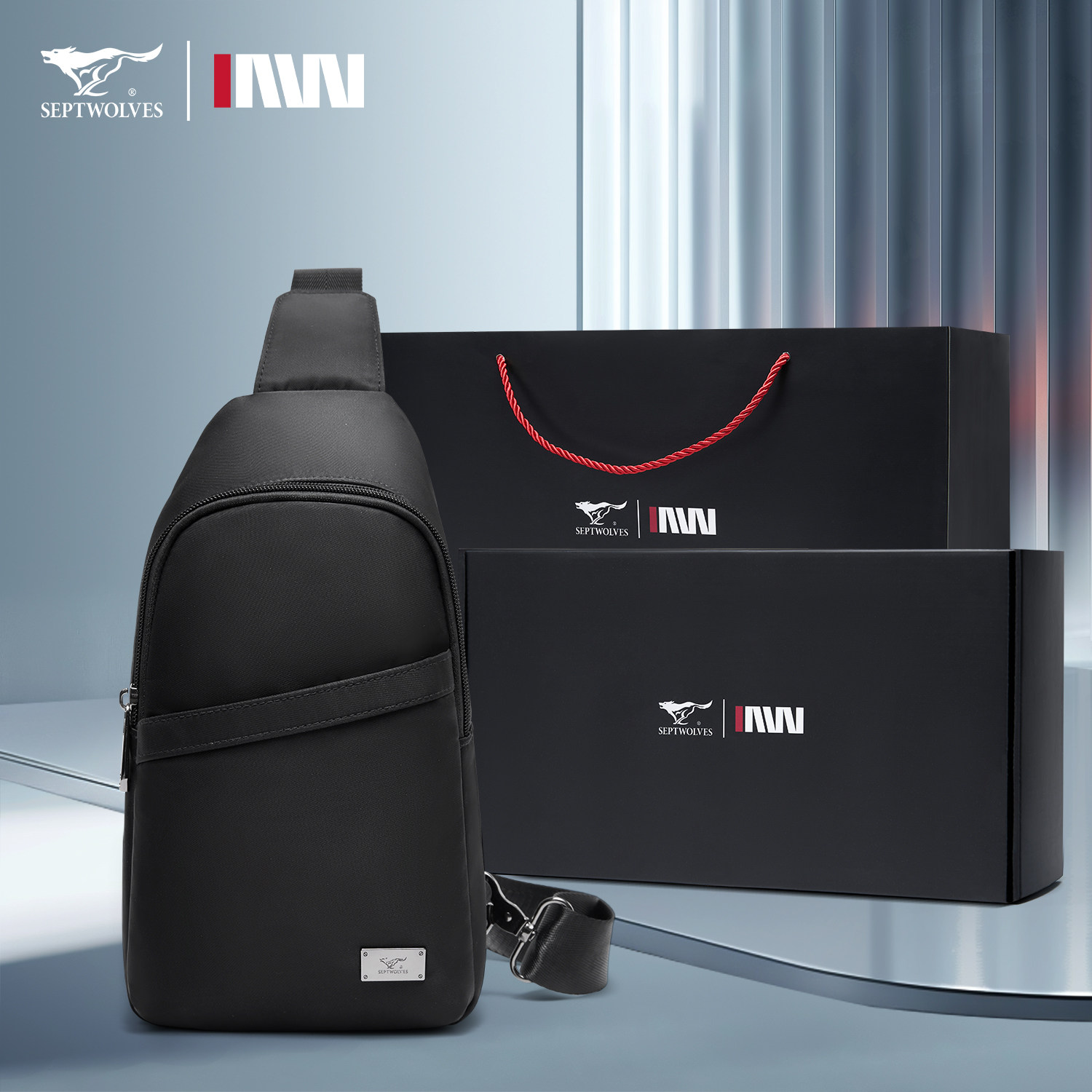 七匹狼休闲户外胸包男士2025新款大容量斜挎包小挎包通勤单肩背包,箱包皮具/热销女包/男包,胸包,淘宝优惠券,粉丝福利购,淘宝优惠卷