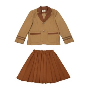 速发小学生校服幼儿园园r服班服夏季 儿 学院英伦风西装 男Y女童套装