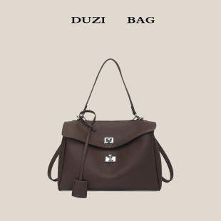 都市轻奢简约通勤风大容量托特包女新款时尚百搭单肩斜挎包高级感