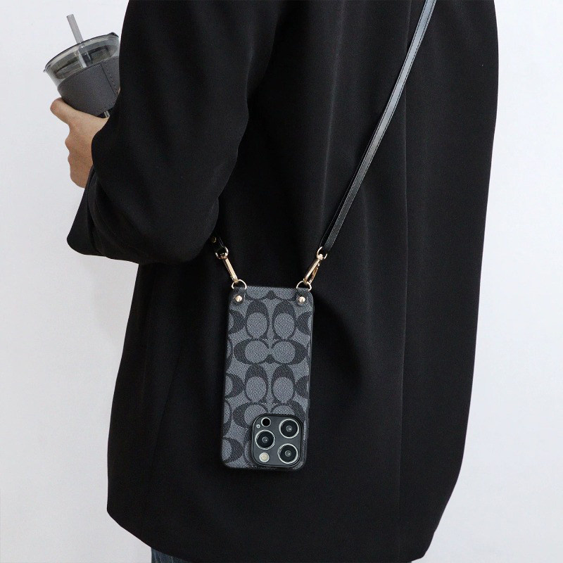 坎宁安适用华为Pura80手机壳P70背带p60art挎肩绳p50e斜跨绳P40欧美p20商务P30lite复古风p10plus全包p9防摔