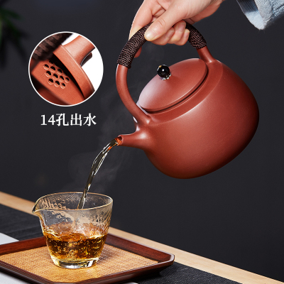 宜兴紫砂壶提梁煮茶壶电陶炉耐高温泡茶壶炭火炉明火家用茶具烧水