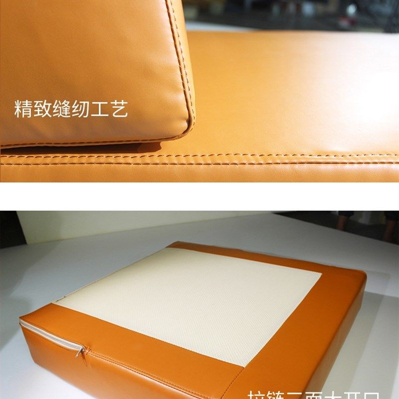 加工软包PU油蜡皮沙发垫沙发套飘窗垫榻榻米椅凳套卡座垫靠垫包邮