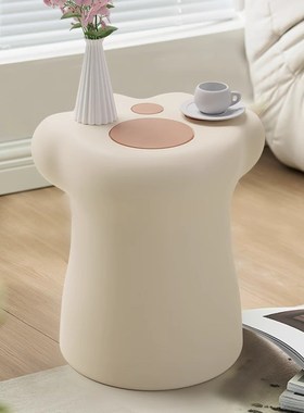 创意猫爪落地摆件沙发边几茶几可爱家居装饰品换鞋凳子卧室置物架