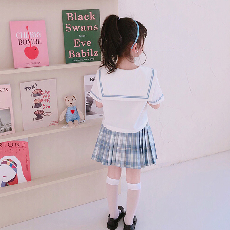 【BT059-学院风女童校服短裙套】服装样板DIY定制打板图衣服纸样