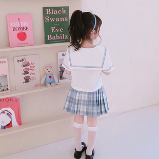 服装 学院风女童校服短裙套 样板DIY定制打板图衣服纸样 BT059