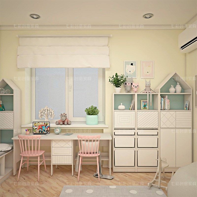 儿童床拼接单人床组装小床男孩女孩实木定制双胞胎床房子卡通婴儿