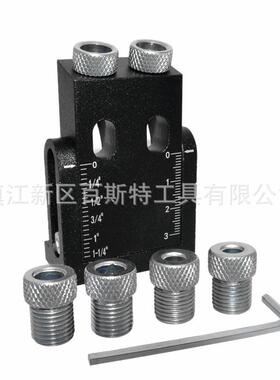 新款 黑色15度角木工斜孔定位器木工打孔定位器 木板连接安装工具