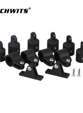 高强度黑色尼龙塑料滑套滑帽正山形座 游艇遮阳蓬五金 船用五金