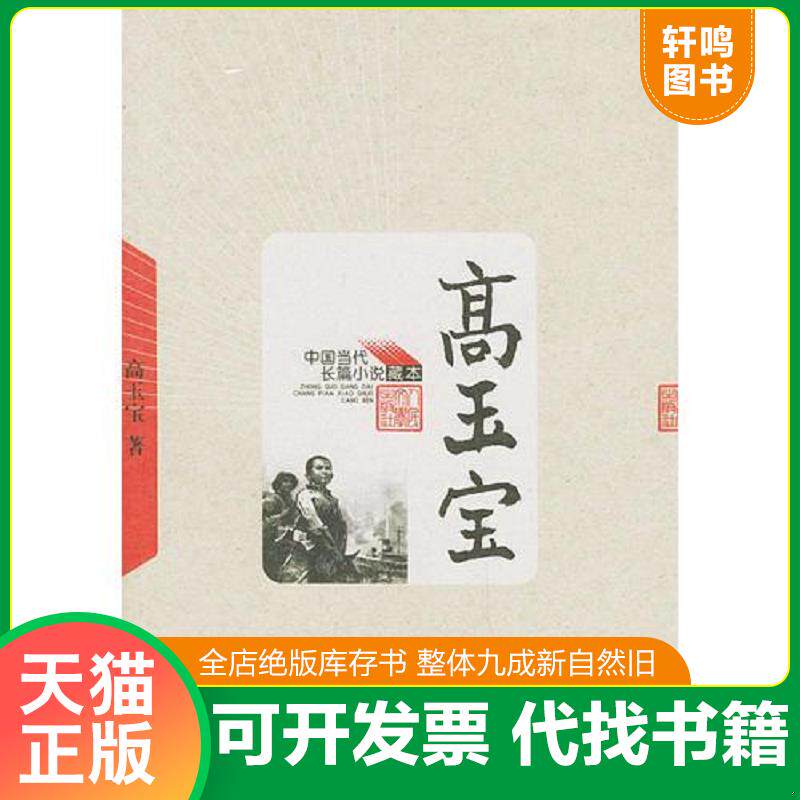 正版发货快高玉宝——中国当代长篇小说藏本 9787020049202 高玉宝著 人民文学出版社
