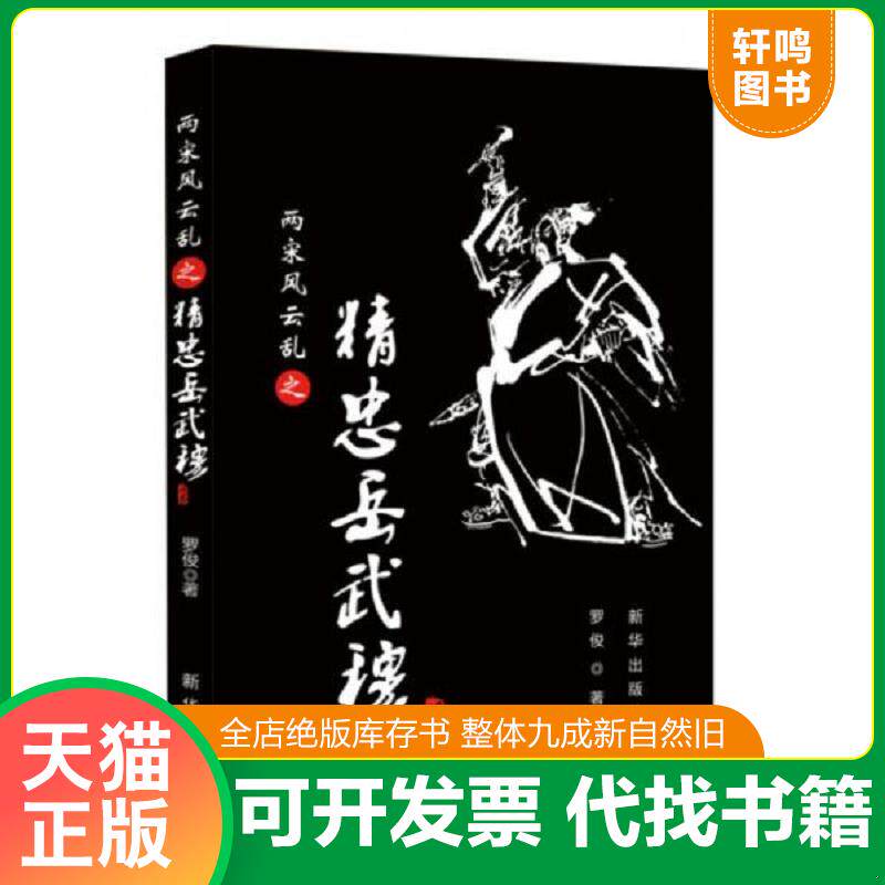 正版发货快两宋风云乱之精忠岳武穆 9787516609897 罗俊 新华出版社