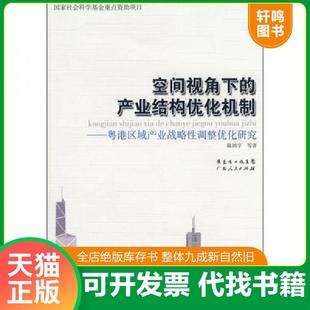 正版速发9787218058528 空间视角下的产业结构优化机制:粤港区域产业战略性调整优化研究 陈鸿宇 等著 广东人民出版社