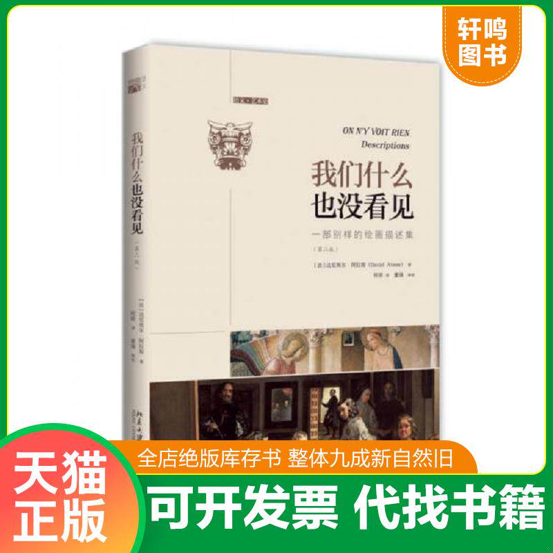 正版发货快正版现货 我们什么也没看见：一部别样的绘画描述集 9787301272916 (法)达尼埃尔·阿拉斯（DainelArasse） 北京大学出