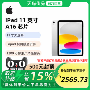 Apple/苹果 iPad 2025 iPad 11英寸 平板电脑 A16芯片
