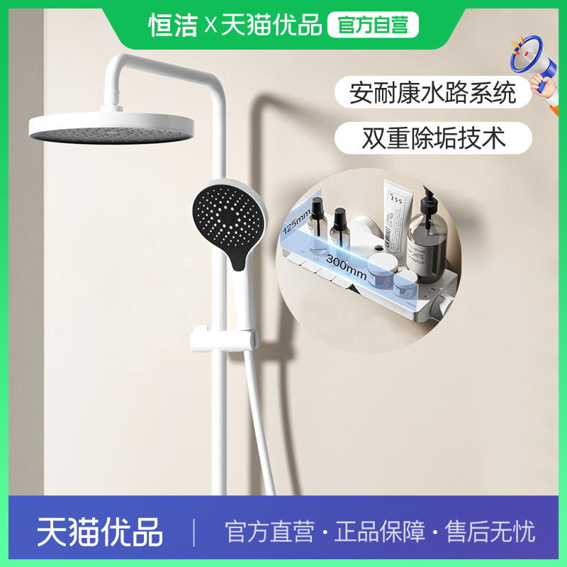 恒洁淋浴花洒套装HMF939-333-WS