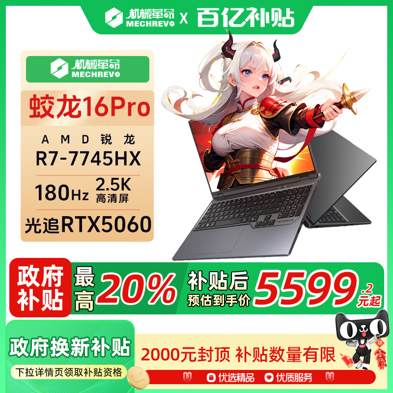 机械革命蛟龙16Pro锐龙77745HX
