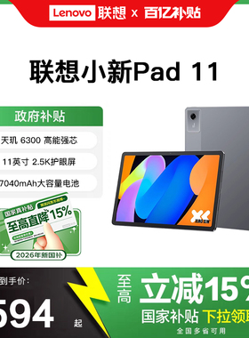 【政府补贴15%】联想平板小新平板11 2025款 11英寸2.5K 小新pad 联想平板电脑 学生平板 影音娱乐平板电脑