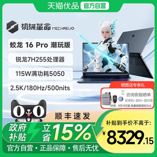 机械革命16英寸蛟龙16Pro游戏本