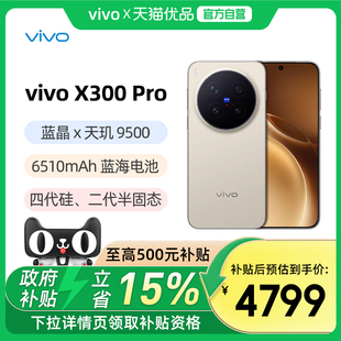 政府补贴15%【晒单返200红包】vivo X300 Pro 大电池大容量天玑旗舰芯片vivo旗舰拍照手机vivo x300pro x200s