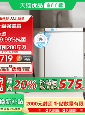 Ronshen/容声BD/BC-145ZMSMB白色冷藏冷冻转换冷柜