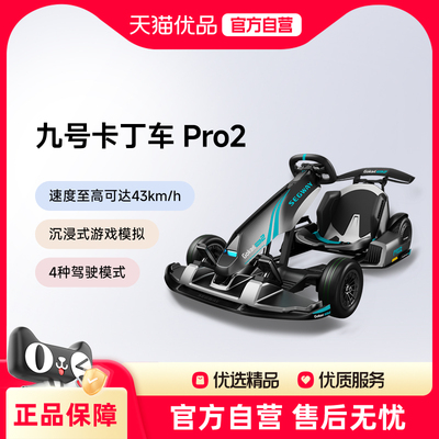 九号Segway卡丁车PRO2成年漂移儿童赛车四轮电动玩具多玩法平衡车